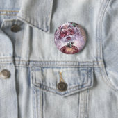 1908 Weihnachtsmann mit Plum Pudding Vintage Weihn Button (Beispiel)