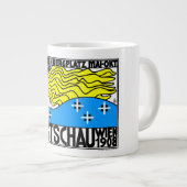 1908 Wiener Jugendstil-Messe Maiden Jumbo-Tasse (Vorderseite Rechts)