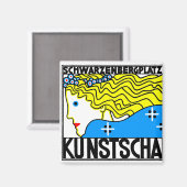 1908 Wiener Jugendstil-Messe Maiden Magnet (Vorderseite/Rückseite)