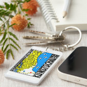 1908 Wiener Jugendstil-Messe Maiden Schlüsselanhänger (Vorderseite rechts)