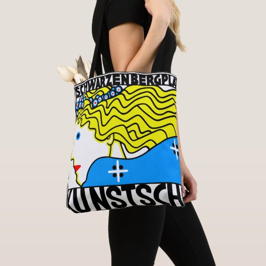 1908 Wiener Jugendstil-Messe Maiden Tasche (Von Nahem)