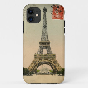 1909 Antike Eiffelturm-Postkarte Paris Case-Mate iPhone Hülle