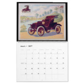 1909 Automobile - Vintage klassische antike Auto Kalender (Mär 2027)