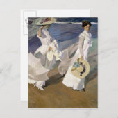 1909 entlang der Küste Postkarte (Vorne/Hinten)