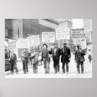 1909 MÄRZ für Arbeit durch ARBEITSLOSE