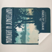 1909 Mondlicht in Jungleland Notendruck Sherpadecke (Vorderseite (Horizontal))