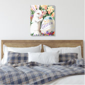 1909 "PICTURE POSTCARD" RABBIT SERIES LEINWAND WRA (Insitu (Schlafzimmer))