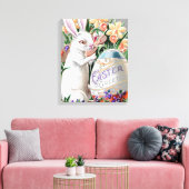 1909 "PICTURE POSTCARD" RABBIT SERIES LEINWAND WRA (Insitu (Wohnzimmer))