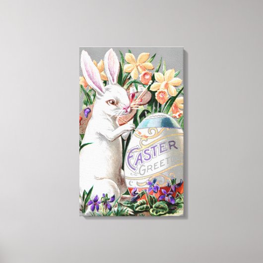 1909 "PICTURE POSTCARD" RABBIT SERIES LEINWAND WRA (Vorderseite)