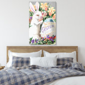 1909 "PICTURE POSTCARD" RABBIT SERIES LEINWAND WRA (Insitu (Schlafzimmer))