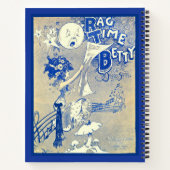 1909 Ragtime Betty Notenkunst Notizblock (Rückseite)