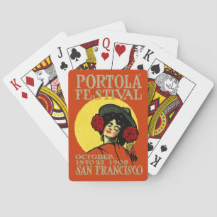 1909 San Francisco Portola Festival Spielkarten