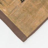 1909 Singing Bird Notendruck Fleecedecke (Ecke)