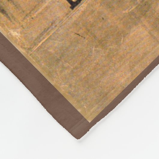 1909 Singing Bird Notendruck Fleecedecke (Ecke)