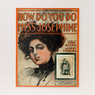 1909 Wie geht es dir um Josephine Notenblätter? Puzzle