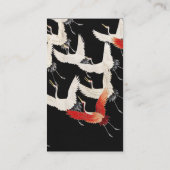 1910-1920 Furisode mit einer Unzahl von fliegenden Visitenkarte (Rückseite)