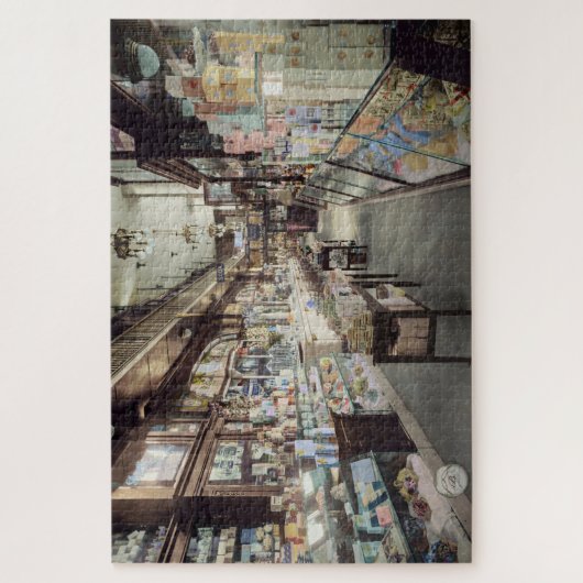 1910 Apotheke im New Yorker Bahnhof Pennsylvania Puzzle (Vertikal)
