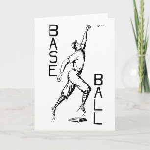 1910 Baseball-Kunst Sport Vintage-Illustration Karte