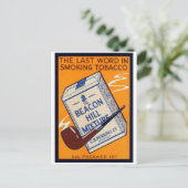 1910 Beacon Hill Pipe Tobacco Postkarte (Stehend Vorderseite)