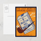 1910 Beacon Hill Pipe Tobacco Postkarte (Vorne/Hinten)
