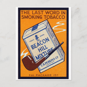 1910 Beacon Hill Pipe Tobacco Postkarte