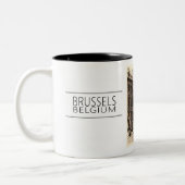 1910 BRÜSSEL, BELGIEN FOTO POSTCARD ZWEIFARBIGE TASSE (Links)