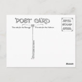 1910 "BURST OF SPRING" BABY 'N BUNNY PLAYDATE POSTKARTE (Rückseite)