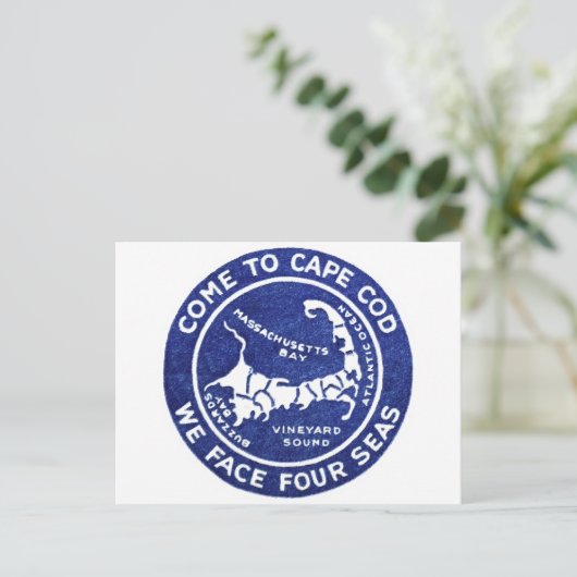 1910 Cape Cod Postkarte (Stehend Vorderseite)