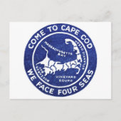 1910 Cape Cod Postkarte (Vorderseite)