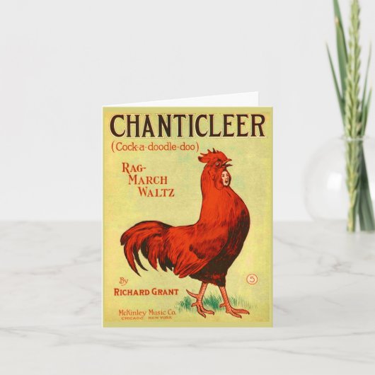 1910 Chanticle Notendruck (Vorderseite)