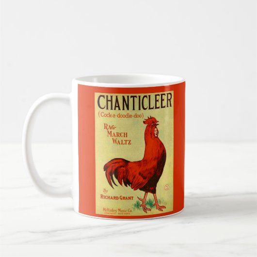 1910 Chanticle Notendruck Kaffeetasse (Links)