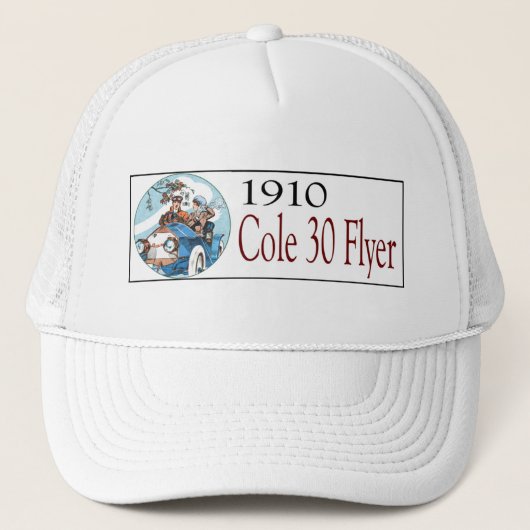 1910 Cole 30 Flyer Truckerkappe (Vorderseite)