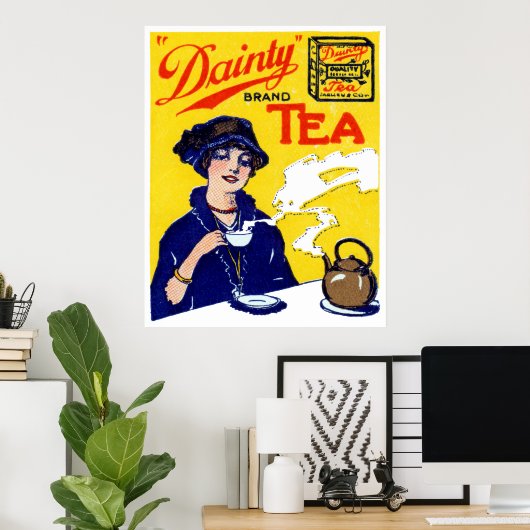 1910 Dainty Tea Poster (Heimbüro)