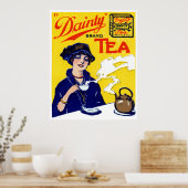 1910 Dainty Tea Poster (Küche)