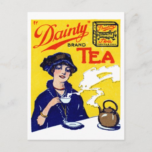 1910 Dainty Tea Postkarte (Vorderseite)