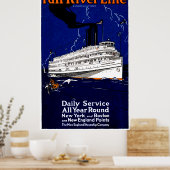 1910 Fall River Steamship Line Poster (Küche)