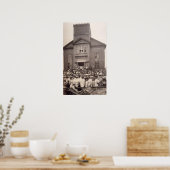 1910 Foto der Abessinier-Taufkirche, New York Poster (Küche)