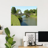 1910 Fox Creek Stone Arch Bridge Poster (Heimbüro)