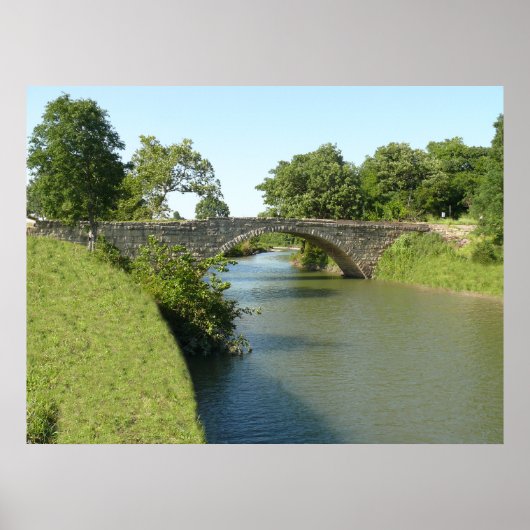 1910 Fox Creek Stone Arch Bridge Poster (Vorne)