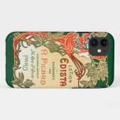1910 französisches Jugendstil-Label Case-Mate iPhone Hülle (Rückseite (Horizontal))