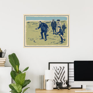 1910 Golf - Kunstdruck Poster