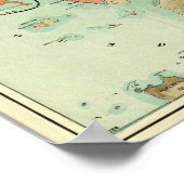 1910 Karte der Grand Trunk Pacific Railway Poster (Ecke)