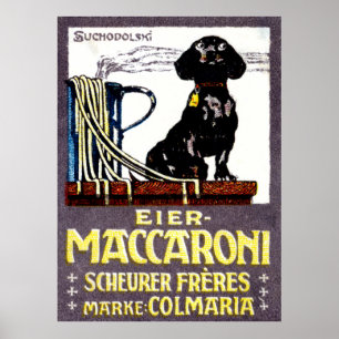 1910 Maccaroni-Poster Poster
