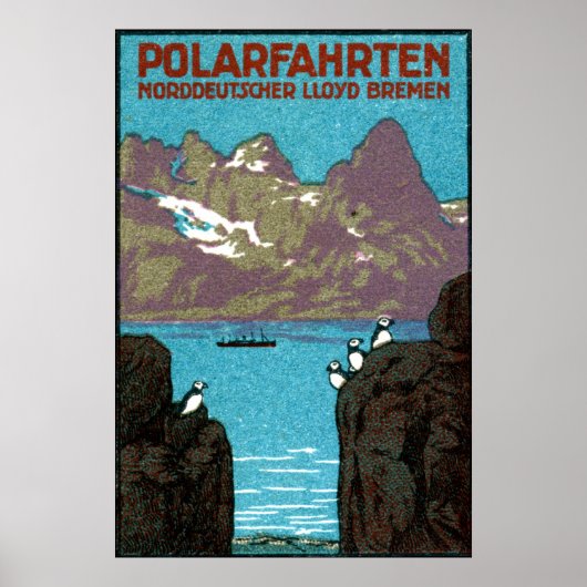 1910 Ocean Liner Poster (Vorne)