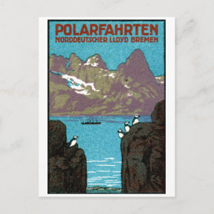 1910-Ozeandampferplakat Postkarte