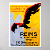 1910 Reims Air Show Poster (Vorne)