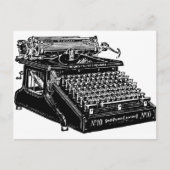 1910 Schreibmaschine Postkarte (Vorderseite)