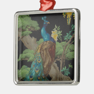 1910 Vintage Tapete The Cedar Tree Postkarte Ornament Aus Metall