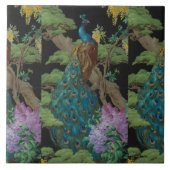 1910 Vintages Tapete Zedernbaum Fliese (Vorderseite)