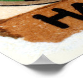 1910 Wanderer Motorrad-Poster Poster (Ecke)